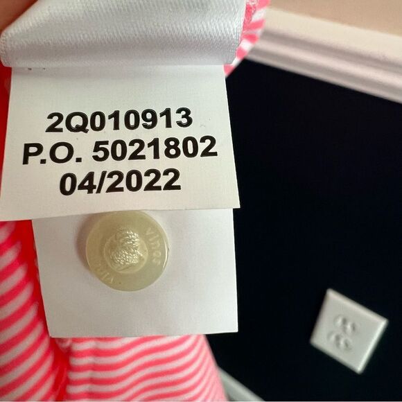 Vineyard Vines Striped Sleeveless Midi Margo Dress NEW Size XS Pink - Picture 11 of 11